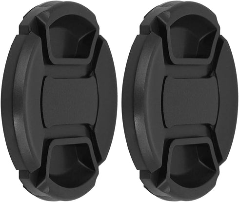 SIOTI 37mm Lens Cap, 2 Packs + 1 Piece Cleaning Wiper, Model:LC-37, Compatiable with Camera Lens & Lens Filter & Filter Adapter Ring etc.(37mm)...