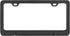 GG Grand General 60439 Matte Black Powder Coated License Plate Frame with 2 Holes...