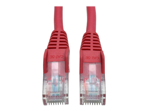 Tripp Lite Cat5e 350MHz Snagless Molded Patch Cable (RJ45 M/M) - Red, 25-ft.(N001-025-RD)...