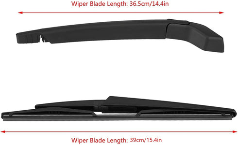 KIMISS Car Auto Windscreen Windshield Rear Wiper Blade & Arm for Volvo XC90 2003-2006...