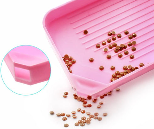 10 Pcs Diamond Art Trays, FineGood 3 Sizes Diamond Art Painting Tray Kits Beads Sorting Trays Diamond Art Storage Accessories for DIY Art Craft...