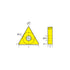 HHIP 6004-6142 TCMT-432 Tin Coated C5 Triangle Positive Rake Carbide Insert, 1/2" IC...