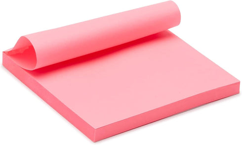Amazon Basics Square Sticky Notes, 3 x 3-Inch, Assorted Colors, 12-Pack...