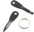 Keychain Screwdriver Portable Screwdriver Keychain Flat Head Screwdriver Phillips Screwdriver Set with Key Ring 2pcs...