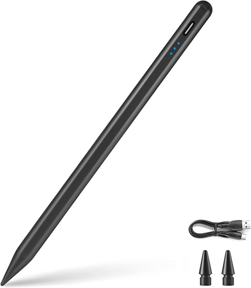 Stylus Pen for iPad 2018-2023, Palm Rejection Tilt Sensor, Magnetic Apple Pen Active Pencil Compatible with iPad Pro 11"/12.9",iPad 10/9/8/7/6,iPa...