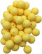 101pcs 15mm Silicone Round Beads for Keychain Making Custard Yellow Color Silicone Pearl Rubber Spacer Beads Accessory Kit for DIY Pens Handmade M...
