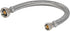 Eastman 20 inch Steel-Flex Faucet Connector, 1/2 Inch FIP x 3/8 Inch Compression, Compression Braided Stainless Steel Faucet Supply Line, 48005N...