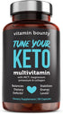 Vitamin Bounty Tune Your Keto Multivitamin – Keto-Specific Nutritional Support with Magnesium, Potassium, and MCT for Energy, Cramp Relief, and Nu...