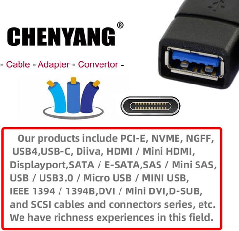 chenyang HDMI Extension Cable,HDMI 1.4 Male to Female 90 Degree UP Angled Extension Cable 0.5m...