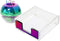 Acrylic Sticky Note Pad Holder Memo Holder for Desk 100Pcs 1.1" 28 mm Colorful Paper Clips in Magnetic Dispenser Desk Organizer Stationery Set Sch...