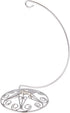 Bard's Ornate Silver Ornament Stand, Medium, 8.25" H x 4" W x 4" D...