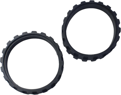 FDXGYH 2 Pcs Replacement Tires Black Anti-Slip Wheel Tires Accessories for Sweeper/Cleaning Robot...