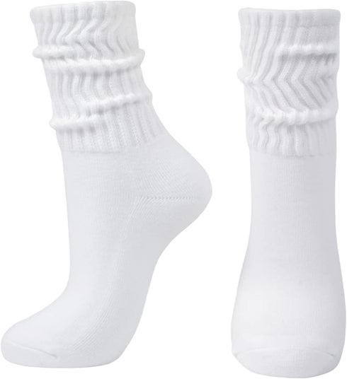 Slouch Scrunch Socks for Women, Slouch High Tube Socks Women...