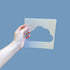 5PCS Cloud Stencil Cloud Stencil for Art and Craft Stencils for Painting, Cloud Stencil Template for Painting on Wood Drawings Woodburning Canvas ...