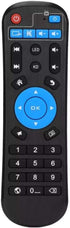 Replaced Remote Control Compatible with Android Smart TV Box T95, T95Z-K-V-U-W Pro, HK1, MX10, X88, X96, TX6, TX3, MX1, H50, H96...