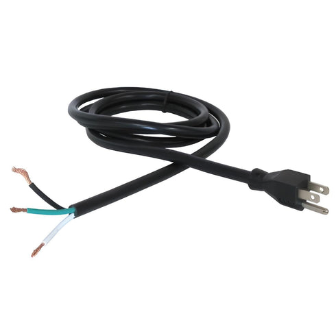 OCS Parts NEMA 5-15 16-Gauge 3-Wire Appliance and Power Tool Cord | 6 Feet | Replacement SJTW Power Cord with Open End...