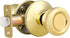 home improvement direct Passage Door Knobs for Hallway and Closet Door, Keyless Non-Locking Interior Door Knob Handle in Polished Brass...