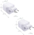 Ceptics Switzerland Travel Plug Set - with 2 USB + USA Socket Input - Type J and Type C- Ultra Compact - Safe Grounded Perfect for Cell Phones, La...
