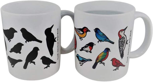 Wild Birds Magic Mug - Color Changing Mug - Coffee Mug - Bird Gift - 11oz size...