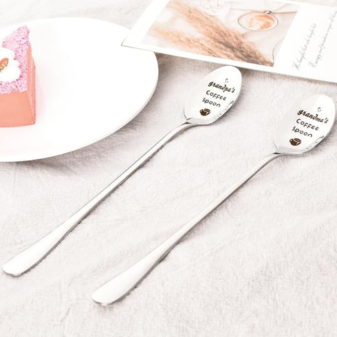 Grandma Grandpa Spoon Gifts from Grandchildren Nana Gigi Granddad Birthday Christmas Gifts for Grandmother Grandfather Granny Gifts for Couple Cof...