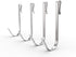 KINCMAX Stainless Steel Heavy Duty S Hooks for Hanging onto Shower Caddy, Bathroom Organizers, Shampoo Holders - Rustproof SUS 304 Steel for Hangi...