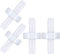 Mudder 4 Packs Check Valve, 1/4 Inch 6mm PVDF Wear-Resistant One-Way Check Valve for Fuel Gas Liquid Air...
