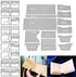 13X Clear Acrylic Wallet Pattern Stencil Template Drawings Set Leather Hand Craft DIY Tool...