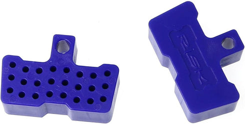 2pcs Hydraulic Disc Brake Bleed Blocks Compatible with Shimano, AVID SRAM and More for 4-Piston Caliper, Blue...