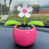 Rose Red Solar Dancing Flower Car Dashboard Decorations - Funny Solar Powered Dancing Flower Pot Flower Swinging Toy for Car Decor Funny Gifts for...