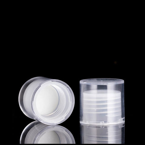 4PCS 150ml/5oz Clear Empty Plastic Travel Bottles with Press Disc Flip Cap Makeup Water Storage Containers Cosmetic Sample Tube for Bath Shower Ge...