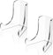 Chunful 2 Pieces Acrylic Plate Stands Clear Acrylic Easels Display Stands with Deep Support Shelves for Display Card Holder Photos Book Picture Ta...