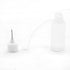 Hordion 12Pcs 0.5 Oz/ 15ml Transparent Precision Tip Applicator Bottle, 10ml Glue Applicator Bottles, Metal Needle Plastic Bottle, DIY Quilling To...