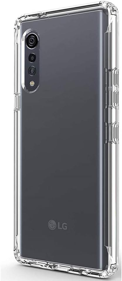 VIESUP Crystal Cellular Phone Case for LG Velvet 5G / G9, Transparent Shockproof Silicone Soft Case Cover with Camera Lens Protection...