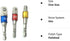(3Pcs) Power Hand Tools Sockets Adapter sets, Hex Square Nuts Driver Drill Impact Socket Extension Bit Adapter Socket Wrench Adapter Set 1/4" 3/8"...