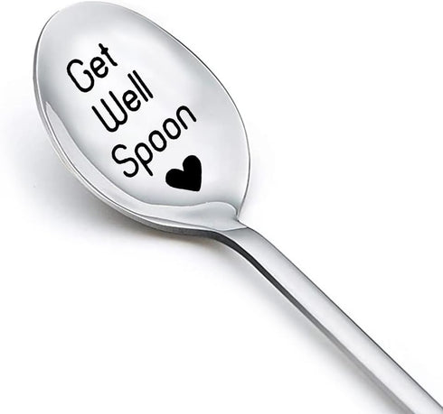 Get Well Soon Gifts Spoon for Best Friend Friendship Gifts for Girls Boys Inspirational Cheer Up Gifts for Daughter Sister Surgery Recovery Gifts ...