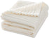 MIULEE Super Soft Baby Throw Blanket with Stripe Pattern for Toddler Newborn Lightweight Fleece Warm Plush Cozy Bed Blanket 30"x40", Cream White...
