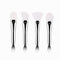 4pcs Silicone Face Mask Brushes, Dual Sided Face Mask Applicator for Facials, Estheticians Skincare Tools, for Mud,Clay, Charcoal Mixed Mask|Gel|C...