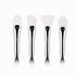 4pcs Silicone Face Mask Brushes, Dual Sided Face Mask Applicator for Facials, Estheticians Skincare Tools, for Mud,Clay, Charcoal Mixed Mask|Gel|C...
