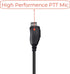 1 Pin 2.5mm D Shape Walkie Talkie Earpiece Headsets with PTT Mic?for Motorola Radios Talkabout Series Two-Way Radios ?2 packs?...