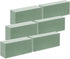 FloraCraft Floral Desert DryF?M 6 Piece Brick 2.6 Inch x 3.4 Inch x 7.8 Inch Green...