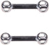 SaiDian 2Pcs Dog Bone Hexagon Wrench Mini Pocket Wrench Bicycle Repair Tool Metal Bicycle Spanner 6-12mm Hexagon Holes Silver Multi-Tool...