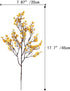 AILANDA 6 PCS Artificial Babys Breath Orange Yellow Fake Gypsophila Flower Silk Floral Arrangements Table Centerpieces Home Kitchen Office Garden ...