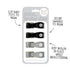 Baby Blanket Stroller Clips (4 Pack) | Australian Baby Gear Pram Attachment | Hooks Muslin to Stroller | Infant/Toddler | Black/Grey...