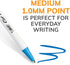 BIC Clic Stic Retractable Ballpoint Pen, Medium Point 1.0mm - 50 Count (Blue)...