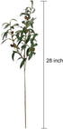 SHACOS 4 PCS 28 inch Artificial Olive Branches for Vases Greenery Olive Stems Faux Tree Branch Twig for Home Wedding Shop Office Garden Decor DIY ...