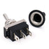 Baomain Car Toggle switch SPDT Latching (Maintained) ON-OFF-ON 3 Pin 3 Position 12V/25A with waterproof cover for Auto Car (4PCS)...