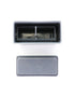 QWORK Microscope Slides Staining Jar and Rack, 2 Pcs 24-Slots, Grey...