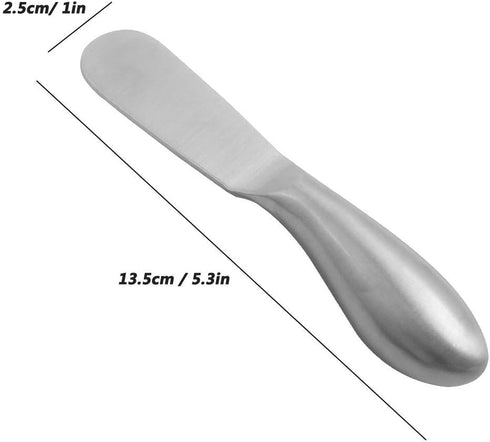 6 Pieces Cheese Spreader Set, Stainless Steel Multipurpose Cheese and Butter Spreader Knives...