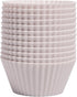 The Silicone Kitchen Reusable Silicone Baking Cups, Non-Toxic, BPA Free, Dishwasher Safe, Regular, Pack of 12, Designer White...