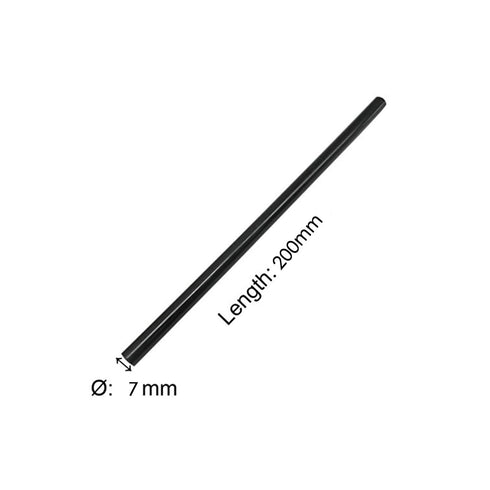 TrendBox Pack of 10 Black 7mmx200mm - Hot Melt Glue Sticks Strips Melting Adhesive for Handmade Craft DIY Home Office Project Craftwork Fix & Repa...